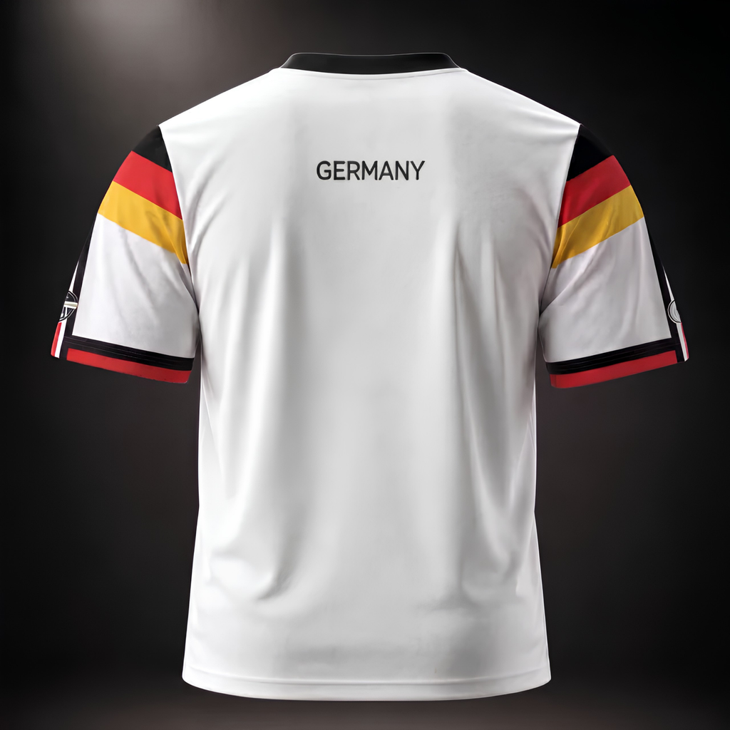 CERTANU Germany Football Fan Shirt – Premium Schwarz Rot Gold Fanwear
