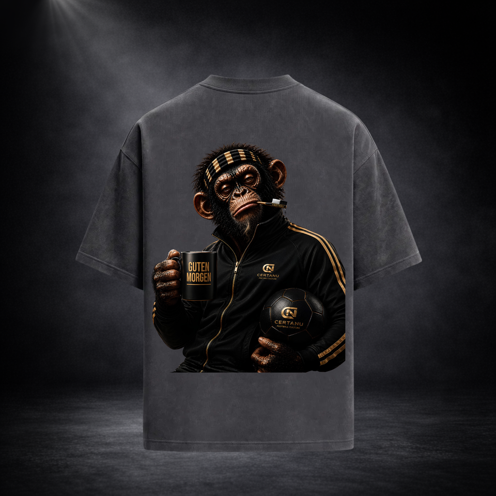CERTANU GOOD MORNING Football Culture – Premium Oversized T-Shirt9