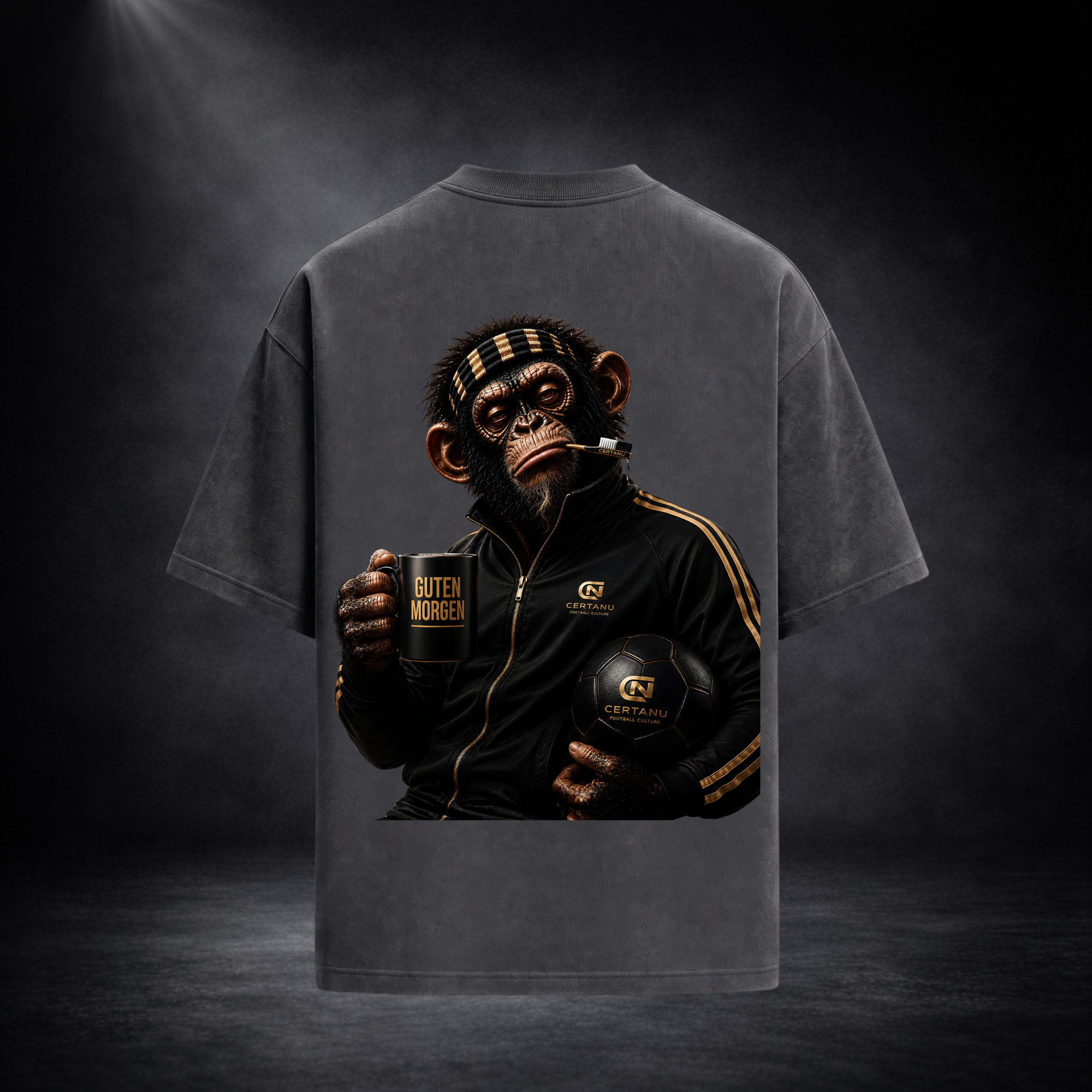 CERTANU GOOD MORNING Football Culture – Premium Oversized T-Shirt9