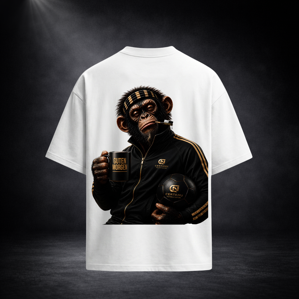 CERTANU GOOD MORNING Football Culture – Premium Oversized T-Shirt9