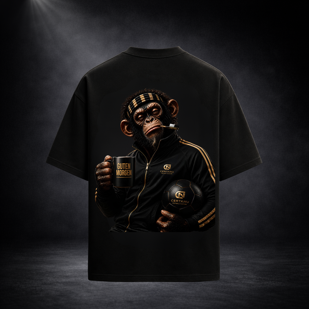 CERTANU GOOD MORNING Football Culture – Premium Oversized T-Shirt9