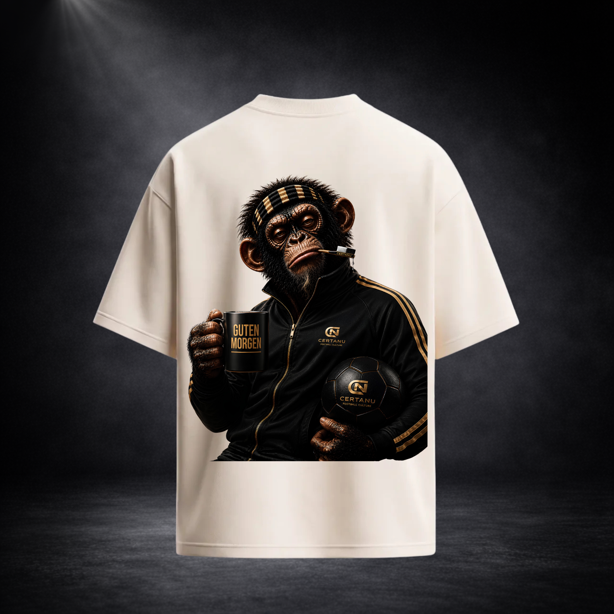 CERTANU GOOD MORNING Football Culture – Premium Oversized T-Shirt9